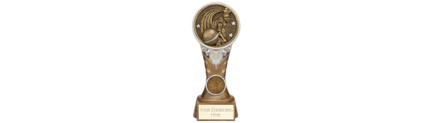 IKON BOWLER CRICKET AWARD - 4 SIZES - 150MM - 225MM IKON BOWLER CRICKET AWARD - 4 SIZES - 150MM - 225MM